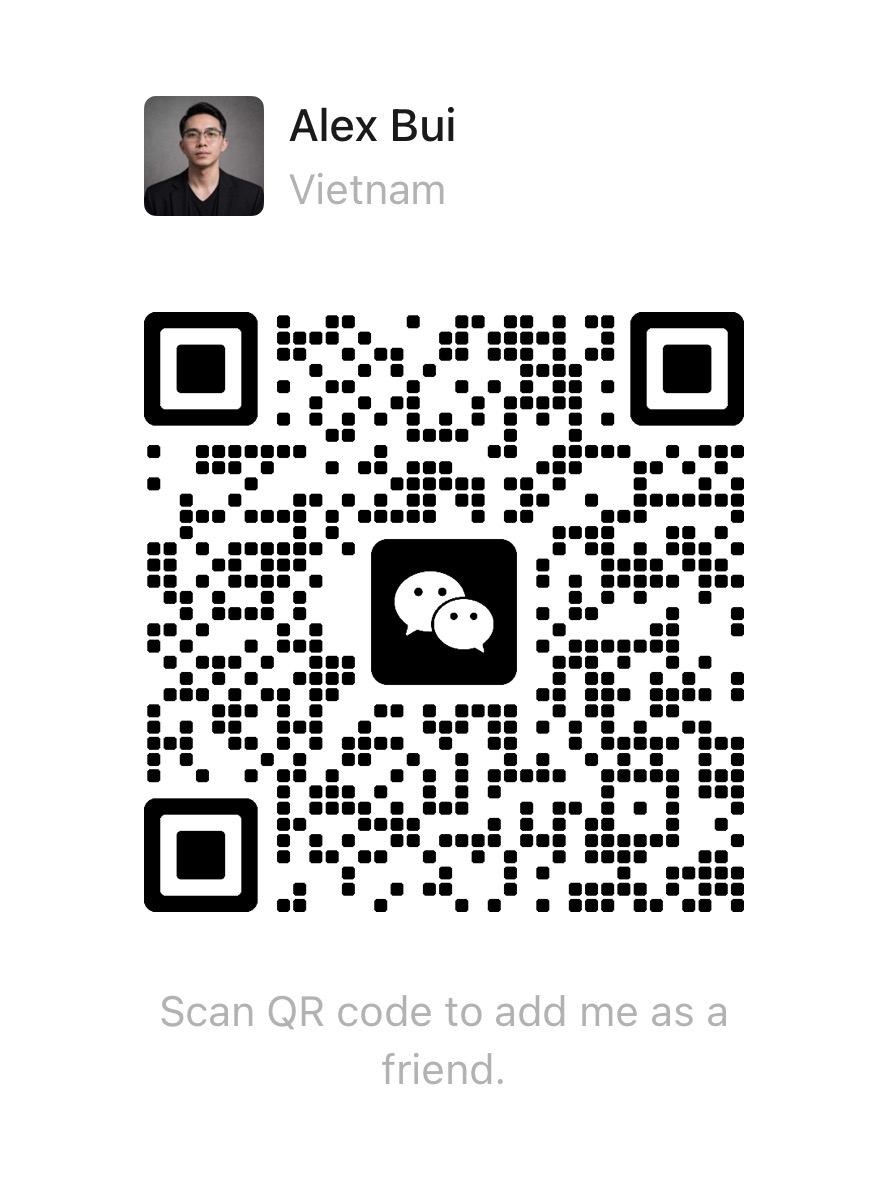 WeChat QR code for Alex Bui